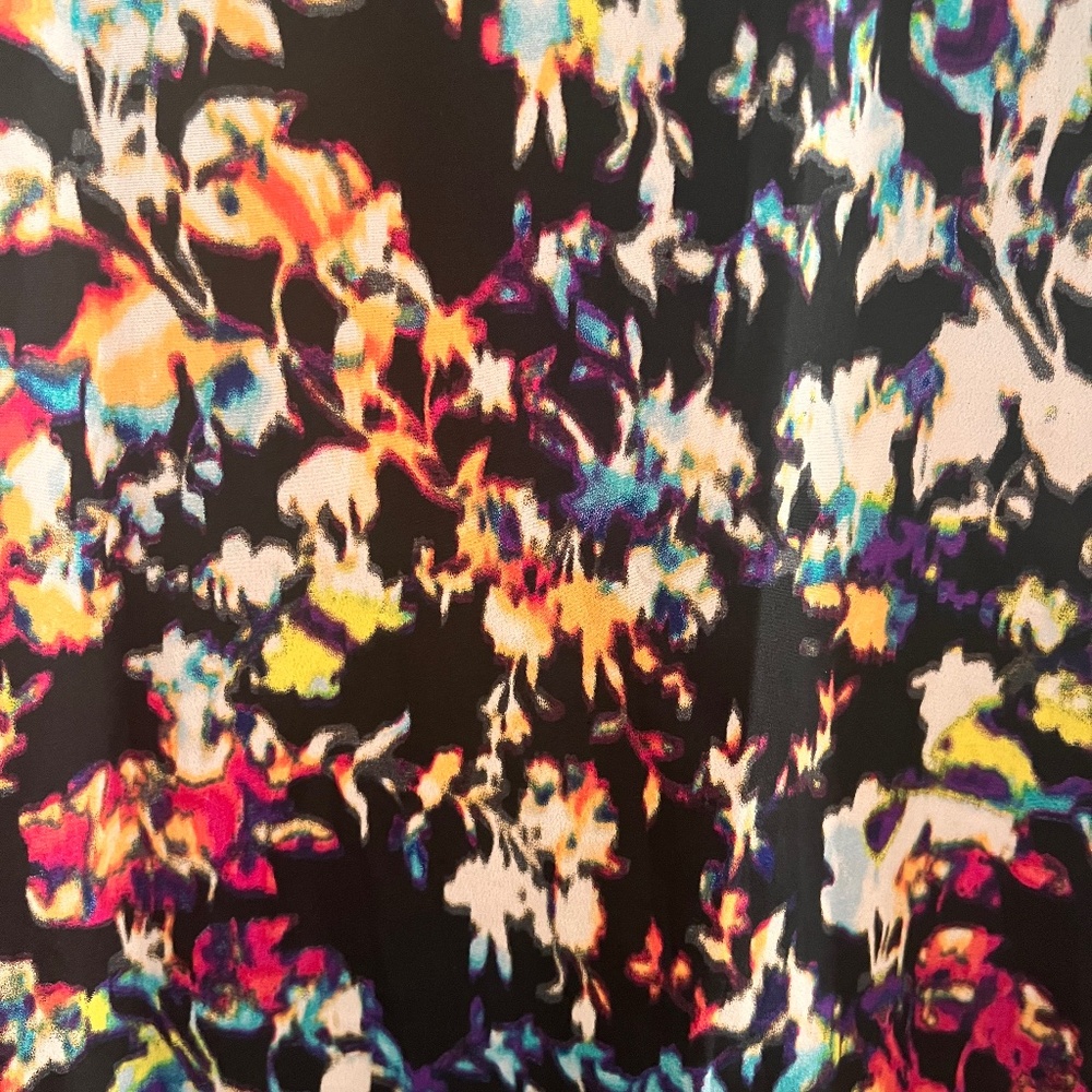Strapless Psychedelic Maxi Dress Size M